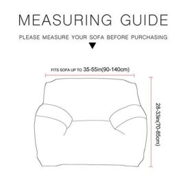 ChicSoleil Housses de Canapé Spandex 1 2 3 4 Places Couverture Extensible Accoudoir Décor de la Salon Élégant Revêtement de Canapé Protecteur Pur Couleur Antidérapante ChicSoleil Housses de Canapé Spandex 1 2 3 4 Places Couverture Extensible Accoudoir Décor de la Salon Élégant Revêtement de Canapé Protecteur Pur Couleur Antidérapante 3