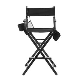 Greensen Chaise de réalisateur, Chaise de Maquillage Pliante Chaise en Bois avec Poches latérales pour Studio de Maquillage,Artistes,cinéastes Professionnelle Noir Greensen Chaise de réalisateur, Chaise de Maquillage Pliante Chaise en Bois avec Poches latérales pour Studio de Maquillage,Artistes,cinéastes Professionnelle Noir 2