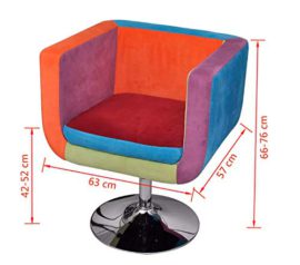 FAMIROSA Fauteuil Cube vidaXL Cube Fauteuil avec Tissu Design Patchwork FAMIROSA Fauteuil Cube vidaXL Cube Fauteuil avec Tissu Design Patchwork 6