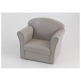 Fauteuil Club, de couleur Taupe, collection Les Petits, Amadeus Fauteuil Club, de couleur Taupe, collection Les Petits, Amadeus