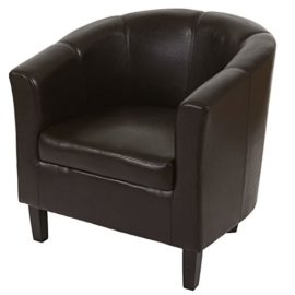 Fauteuil-Newport-T379-Fauteuil-de-SalonClub-Similicuir-Marron-0-0