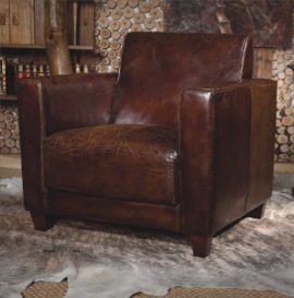 Fauteuil en Cuir Style Vintage Phoenix Company 441 Fauteuil en Cuir Style Vintage Phoenix Company 441