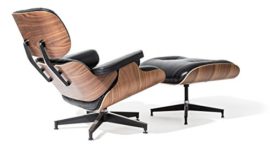 Fauteuil-lounge-en-cuir-noir-haut-de-gamme-et-pouf-en-bois-de-noyer-inspir-de-Charles-Eames-0