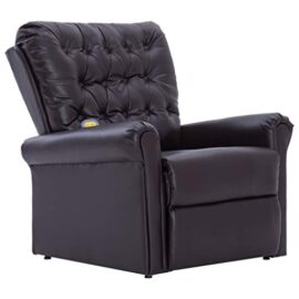 Festnight Fauteuil de Massage Fauteuil de Relaxation électrique Inclinable Marron Similicuir Festnight Fauteuil de Massage Fauteuil de Relaxation électrique Inclinable Marron Similicuir