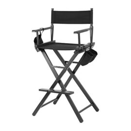 SOULONG Grand Chaise Makeup Artist Pliante Portable, Chaise Maquillage, Makeup Artist Wood Chair Salon Make Up avec Sacs latéraux Noir SOULONG Grand Chaise Makeup Artist Pliante Portable, Chaise Maquillage, Makeup Artist Wood Chair Salon Make Up avec Sacs latéraux Noir 5