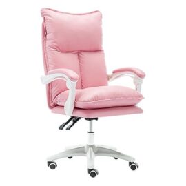 Gaming Chair Anchor Live Chair Boss Office Computer Chair Cute Girl Pink with Footrest Nylon Foot Gaming Chair Anchor Live Chair Boss Office Computer Chair Cute Girl Pink with Footrest Nylon Foot