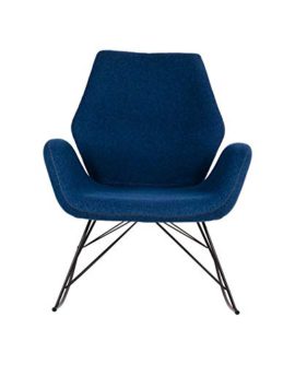 HOUSE NORDIC Rocking Chair Nybro en Feutre Bleu pétrole HOUSE NORDIC Rocking Chair Nybro en Feutre Bleu pétrole 2