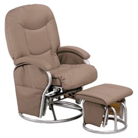 Hauck-Metal-Glider-Fauteuil-dAllaitement-et-de-Relaxation-jusqu-120-kg-avec-Tabouret-et-Fonction-de-Basculement-Pochettes-Latrales-Pivotante-Rglable-Creme-0