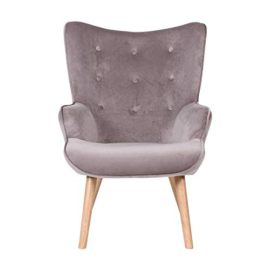 Helsinki-Fauteuil-en-Velours-avec-Pieds-en-Bois-Taupe-0-1