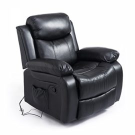 Homcom-Fauteuil-de-Massage-et-Relaxation-lectrique-Chauffant-inclinable-pivotant-Repose-Pied-tlcommande-Noir-0