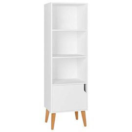 Homfa-Bibliothque-Etagre-Bois-Meubles-Scandinave-Etagre-Sol-4-Tiers-Porte-pour-Bureau-Rangementen-Salle-en-Bois-0