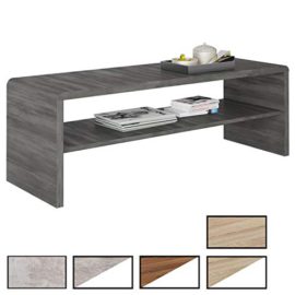 IDIMEX Table Basse Noelle, Table de Salon rectangulaire ou Meuble TV de 120 cm avec 1 étagère Espace de Rangement Ouvert, en mélaminé IDIMEX Table Basse Noelle, Table de Salon rectangulaire ou Meuble TV de 120 cm avec 1 étagère Espace de Rangement Ouvert, en mélaminé