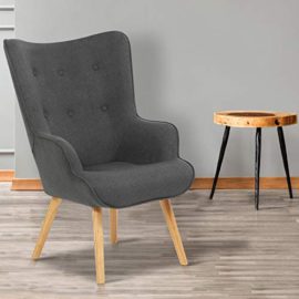 IDMarket-Fauteuil-scandinave-Ivar-en-Tissu-Gris-Anthracite-0-2