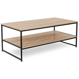 IDMarket Table Basse Double Plateau Detroit Design Industriel IDMarket Table Basse Double Plateau Detroit Design Industriel 2