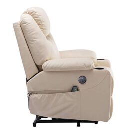 MCombo Electric Fauteuil d’aide au Repos Fauteuil de Massage Chauffant à réglage électrique Connexion USB MCombo Electric Fauteuil d’aide au Repos Fauteuil de Massage Chauffant à réglage électrique Connexion USB 6