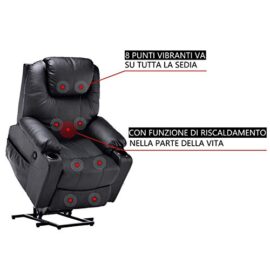 MCombo Electric Fauteuil d’aide au Repos Fauteuil de Massage Chauffant à réglage électrique Connexion USB MCombo Electric Fauteuil d’aide au Repos Fauteuil de Massage Chauffant à réglage électrique Connexion USB 11