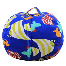 MKHDD-Grand-Rembourr-Animal-Stockage-Pouf-Sac-Chaise-Chaise-pour-Enfant-Couverture-Confortable-Sige-Souple-pour-Ppinire-Solution-De-Stockage-Parfait-pour-JouetsC24Inch-0