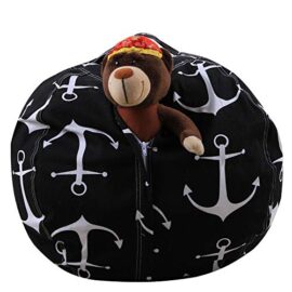 MKHDD Peluche Animal Bean Bag Chaise Canapé Sac Coton Toile Organisateur De Jouets pour Enfants Couvertures, Ours en Peluche, Vêtements,B,24Inch MKHDD Peluche Animal Bean Bag Chaise Canapé Sac Coton Toile Organisateur De Jouets pour Enfants Couvertures, Ours en Peluche, Vêtements,B,24Inch 3