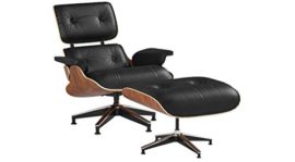 MLF Eames Reproduction intégrale Fauteuil de Salon avec Repose-Pieds en Cuir de qualité supérieure MLF Eames Reproduction intégrale Fauteuil de Salon avec Repose-Pieds en Cuir de qualité supérieure 2