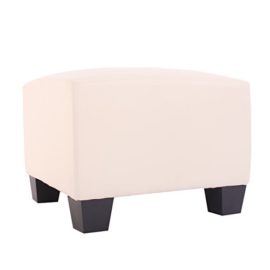 Mendler-Canap-lment-Pouf-Repose-Pied-Lyon-modulaire-Simili-Cuir-crme-0-0