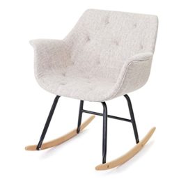 Mendler-Fauteuil–Bascule-Malm-T820-Rocking-Chair-Fauteuil-basculant-Relax-Tissu-crmeGris-0-0