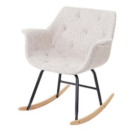 Mendler-Fauteuil–Bascule-Malm-T820-Rocking-Chair-Fauteuil-basculant-Relax-Tissu-crmeGris-0