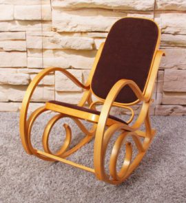 Mendler-Rocking-Chair-Fauteuil–Bascule-M41-Imitation-chne-Tissu-Marron-0-0