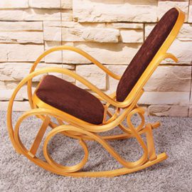 Mendler-Rocking-Chair-Fauteuil–Bascule-M41-Imitation-chne-Tissu-Marron-0-2