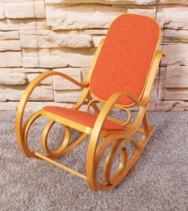 Mendler-Rocking-Chair-Fauteuil-Bascule-M41-Imitation-chne-Tissu-Orange-0-0