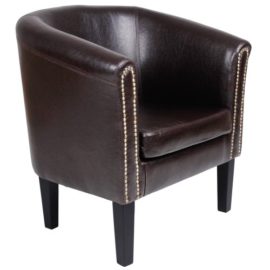 Miadomodo-Fauteuil-Chesterfield-avec-Tabouret-Pouf-Carr-Coloris-au-Choix-Bois-et-Simili-Cuir-0-0