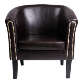 Miadomodo-Fauteuil-Chesterfield-avec-Tabouret-Pouf-Carr-Coloris-au-Choix-Bois-et-Simili-Cuir-0-1