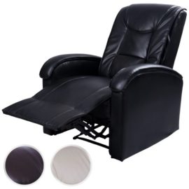 Miadomodo – Fauteuil Relax Manuel en Simili Cuir Dossier et Repose-Pieds Inclinables (Couleur au Choix) Miadomodo – Fauteuil Relax Manuel en Simili Cuir Dossier et Repose-Pieds Inclinables (Couleur au Choix) 2