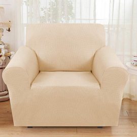 NIBESSER 1 Pièce Housse de Canapé Extensible Housse de Fauteuil avec Accoudoirs Élastique Canapé Protection Couleur Unie 1 2 3 4 Places NIBESSER 1 Pièce Housse de Canapé Extensible Housse de Fauteuil avec Accoudoirs Élastique Canapé Protection Couleur Unie 1 2 3 4 Places