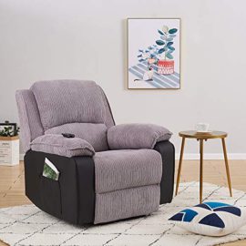 Panana Fauteuil Electrique en Tissu Inclinable, Relaxation de Salon, 97 cm (L) x 89 cm (l) x 97 cm (H) Panana Fauteuil Electrique en Tissu Inclinable, Relaxation de Salon, 97 cm (L) x 89 cm (l) x 97 cm (H) 2