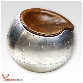 Phoenixarts-705-Fauteuil-Pouf-Design-en-Cuir-vritable-Rtro-Lounge-Marron-0-0