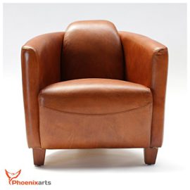 Phoenixarts-Vintage-en-Cuir-vritable-Design-Lounge-Club-canap-Chaise-543-0-0