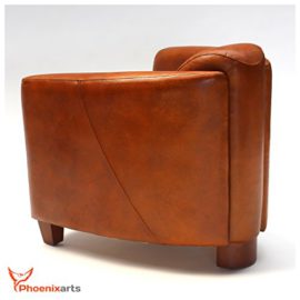 Phoenixarts-Vintage-en-Cuir-vritable-Design-Lounge-Club-canap-Chaise-543-0-1