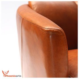 Phoenixarts-Vintage-en-Cuir-vritable-Design-Lounge-Club-canap-Chaise-543-0-3