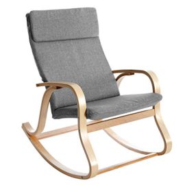 SONGMICS-Fauteuil--bascule-Fauteuil-berant-en-Bois-de-bouleau-Rembourrage-en-mousse-Revtement-en-imitation-lin-Charge-max-120-kg-Dimensions-90-x-65-x-98-cm-Anthracite-LYY30GY-0