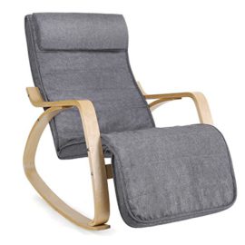 SONGMICS-LYY11G-Fauteuil–Bascule-Imitation-Lin-Gris-pour-la-Relaxation-Notice-de-Montage-Langue-franaise-Non-Garantie-0