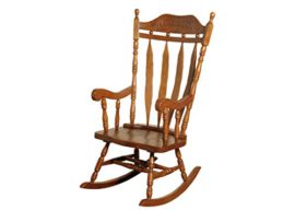 The-One-Fauteuil--Bascule-Traditionnel-en-Bois-Massif-sculpt-Finition-chne-0