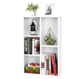 VASAGLE-Bibliothque–5-casiers-tagre-de-Rangement-Colonne-de-Rangement-Dimensions-50-x-24-x-80-cm-L-x-l-x-H-0-0