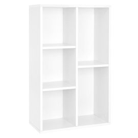 VASAGLE-Bibliothque--5-casiers-tagre-de-Rangement-Colonne-de-Rangement-Dimensions-50-x-24-x-80-cm-L-x-l-x-H-0