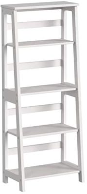 VASAGLE-tagre-Style-chelle-Bibliothque-tagre-de-Rangement-tagre–4-tablettes-pour-la-Salle-dtudes-tagre-pour-vranda-Multifonction-Blanc-LLS90WT-0