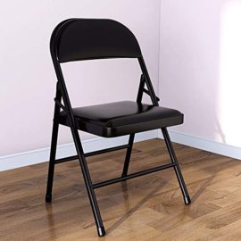 Vinteen Faux cuir rembourré en métal solide cadre pliant Ordinateur de Bureau Retour repos Chaise Chaises pliantes, Chaise pliante Portable, Chaise Dinning, Chaise de bureau, président de la réunion Vinteen Faux cuir rembourré en métal solide cadre pliant Ordinateur de Bureau Retour repos Chaise Chaises pliantes, Chaise pliante Portable, Chaise Dinning, Chaise de bureau, président de la réunion