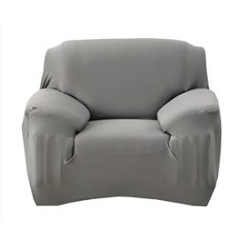 WINOMO Housse de fauteuil Canapé en Polyester Extensible Décor Salon Antipoussière Couvertures et Protecteur de Sofa (Gris) WINOMO Housse de fauteuil Canapé en Polyester Extensible Décor Salon Antipoussière Couvertures et Protecteur de Sofa (Gris)