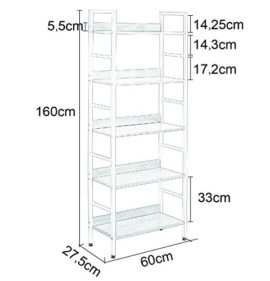 WOLTU-60x275x160cm-tagre-de-Rangement-en-mtal-et-Bois-5-tablettestagre-de-mtal-1647-0-2