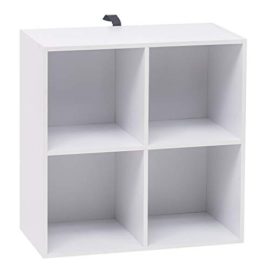 WOLTU-Bibliothque-Armoire-Etagre-de-Rangement-60x30x60cm-en-MDF-pour-Salon-4-Cubes-CompartimentsSK002ws2-0