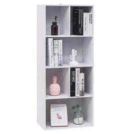 WOLTU-Bibliothque-Etagre-de-Rangement-50x30x118cm-en-MDF-pour-Salon-6-CompartimentsSK005ws-0-1