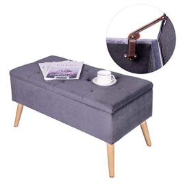 WOLTU SH28serie Tabouret Pouf Coffres Boîte de Rangement,Siège rembourré en Lin/Velours 79,5×39,5x40cm(LxWxH) WOLTU SH28serie Tabouret Pouf Coffres Boîte de Rangement,Siège rembourré en Lin/Velours 79,5×39,5x40cm(LxWxH) 4